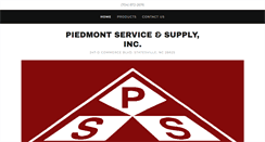 Desktop Screenshot of piedmontserviceandsupply.com